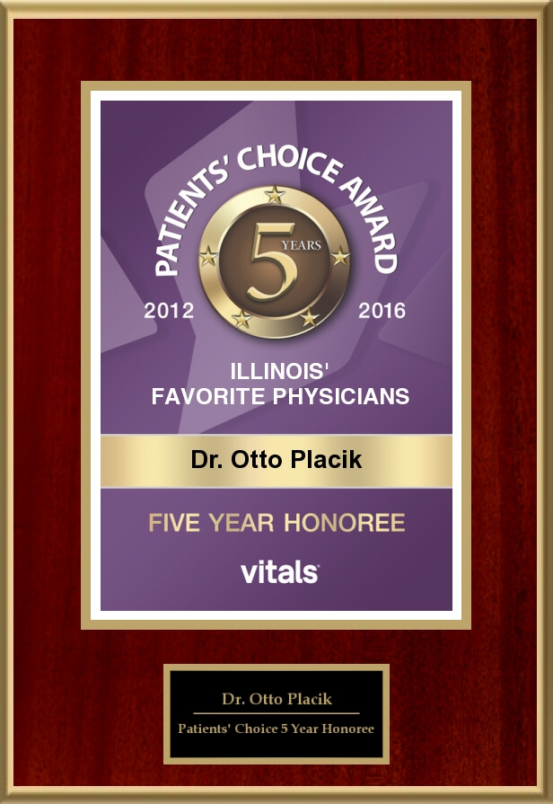 Vitals Award Plaque